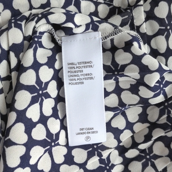 REBECCA MINKOFF | Cassandra Shift Dress Cap Sleeves, Navy & White, Women's S - Picture 11 of 15